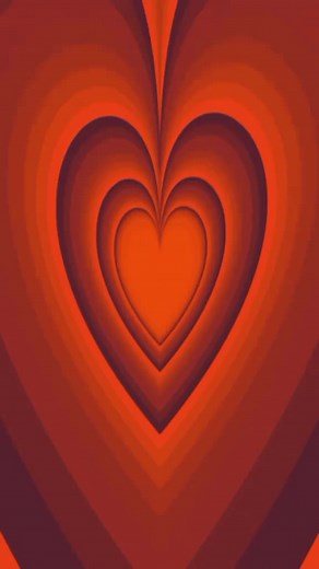 Animated Heart Shapes in Beautiful Gradient Patterns
