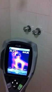 Thermal Imaging locates water leak for plumber