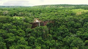 Waterfall, Cascade, Cliff. Free Stock Video