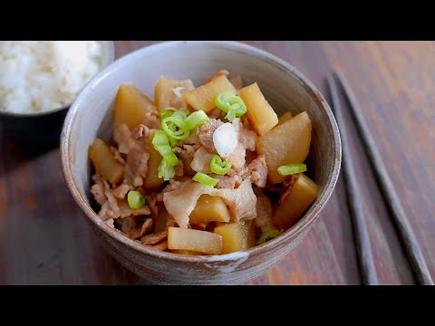 Braised Pork & Daikon | White Radish |wa's Kitchen