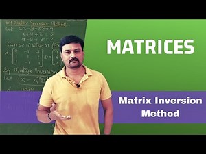 # Problem || # Exercise 3(h) 5. || Matrix inversion method || # Matrices || # MATHEMATICS 1A ||