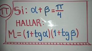 #Trigonometría ✅Tangente de la suma de dos ángulos ✍️ Aplicación de la identidad trigonométrica de la Tangente de la suma de dos ángulos. 📝Recuerda: 🔺tan(x y) = tanx tany/1 - tanxtany 🔺π/4 = 45° 🔺tan 45° = 1 Matemáticas y Ciencias © 2022 | Matemáticas y Ciencias
