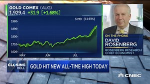 Chief economist explains why gold and silver are up today