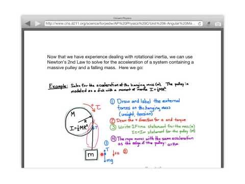 Massive Pulley Problems - AP Physics C