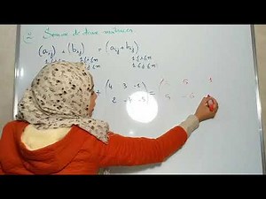 Les matrices: définition, somme, produit et transposée d'une matrice