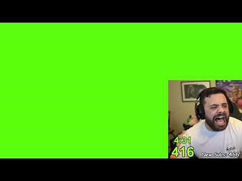 hungrybox passes out greenscreen