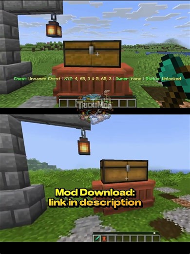 Time to Protect Your Chest & Items! 🛡️💪🏻 #minecraft #chest #chestlock #modsminecraft #java21