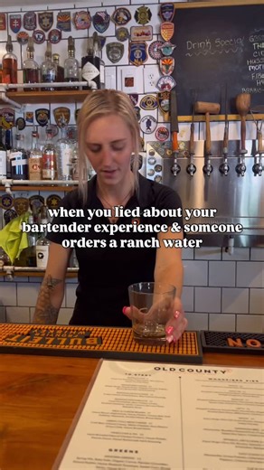 4.7K views · 72 reactions | Who orders ranch water?✨ #ranchwater #funny #bartender #jokes | Old County Inn | Facebook