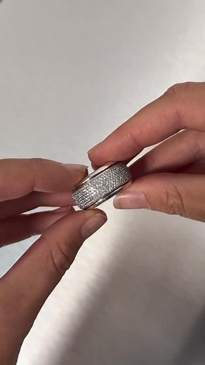 2.8K views · 21 reactions | I like to fidget, I’m sure that’s no surprise. This chunky domed ring moves in the middle. No sort of spin, just a click when you fiddle. | GOOD ART HLYWD | Facebook