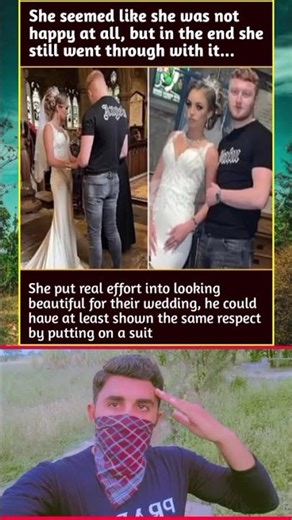 Bride Dressed Up, Groom in Jeans & T-Shirt… Wedding Gone Wrong