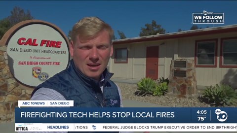 Firefighting tech helps stop local fires