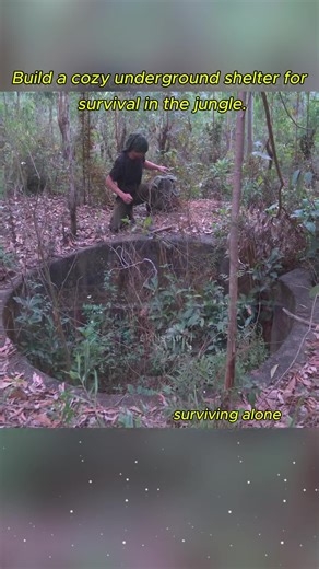 Build a Cozy Underground Shelter for Jungle Survival