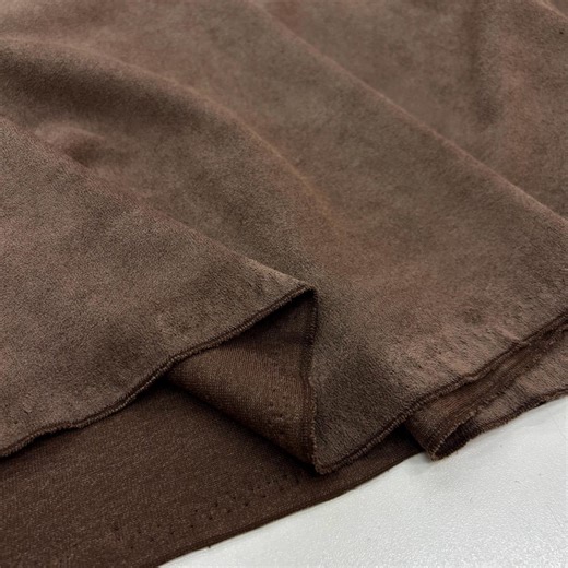 Brown Faux Suede Fabric by the Yard – Soft Taupe Luxury Suede Material | 150 Cm Width - Etsy
