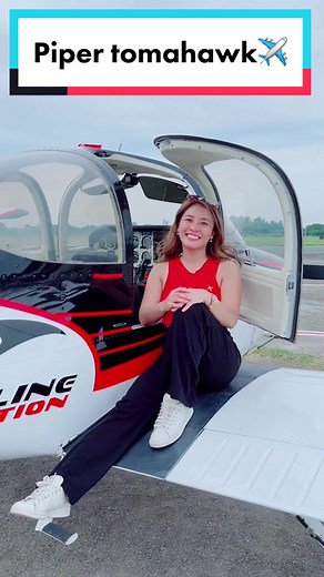 First Time Flying a Piper Tomahawk | Filipina Pilot Chezka