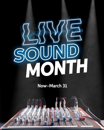 1.4K views · 43 reactions | March is Live Sound Month at Sweetwater! Exclusive offers on live sound and lighting gear — from wireless in-ears to automated lighting rigs and more  Shop the deals  https://bit.ly/402GjdF | Sweetwater | Facebook
