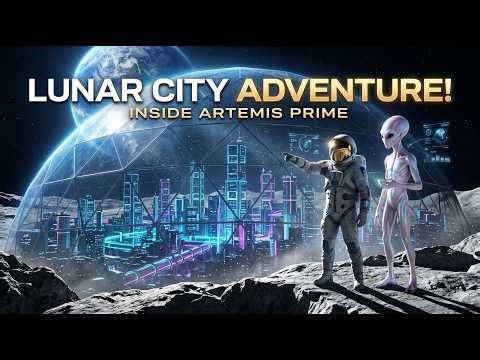 I Visited a Lunar City | AI City Adventure