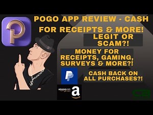 Pogo App Review - Cash Back for All Purchases?! Legit or Scam? Money for Receipts, Gaming & More!