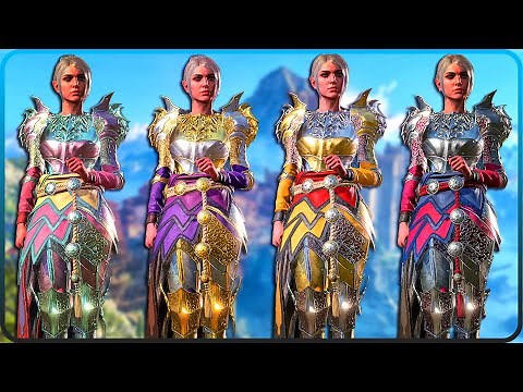 All 41 Dye Colors on Armor Showcase Baldur's Gate 3