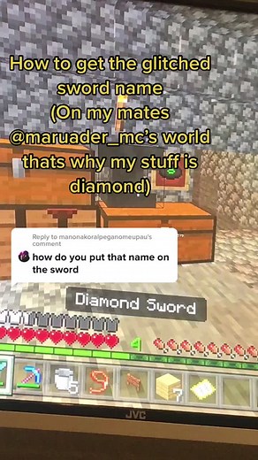 How to Get the Glitched Sword Name in Minecraft