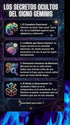 Los secretos ocultos del signo GEMINIS #Geminis #Zodiaco #Astrologia #signosdelzodiaco
