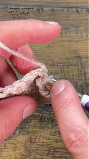How to Double Crochet in Back Post dcbp 🧶 #shorts #stitchlibrary