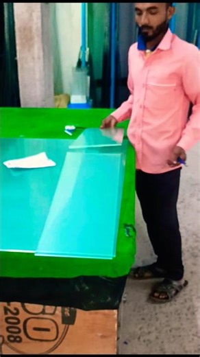 💥 Viral Glass Cutting ⚡🔥 | Perfect Glass Cut 😱 #Shorts