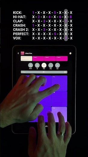 BEAT MAKER APP l Urban Flow l Tutorial #music #beatmaker #hiphop #beats #viral #fingerdrumming