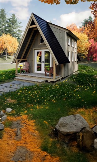 262K views · 3.8K reactions | Beautiful A-frame cabin model  | Mountain Cabins | Facebook