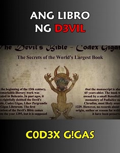 41K views · 475 reactions | The Devils Bible | Ang Kwento Ng Codex Gigas #jepoytv #devilsbible #CodexGigas #devilsbibleorigins | Jepoy TV | Facebook