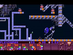 Lemmings 2: The Tribes - Space Level 9