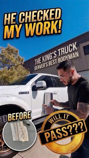 When one of the best body techs in Denver has a dent on his personal rig, he calls HMG Dent Repair.