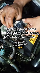 “Tarikan berat boros BBM? Sensor MAF sering jadi tersangka utama.” #sensorMAF #automotive #tipsedukasi #perawatanmobil #tipsotomotif @sorotan | Tri Harmono