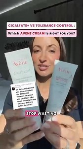 Avene’s Cicalfate and Tolerance Control look similar but solve totally different problems: 💙 Cicalfate = Protective & Restorative • For broken or compromised skin (post-procedure, scrapes, raw irritation) • Copper & Zinc Sulfates limit bacterial growth • Rich occlusive base thermal water = faster healing 🤍 Tolerance Control = Soothing & Calming • For intact but reactive/sensitive skin • D-Sensinose Postbiotic calms stinging and burning within 30 sec • Lightweight, hydrating formula for everyda
