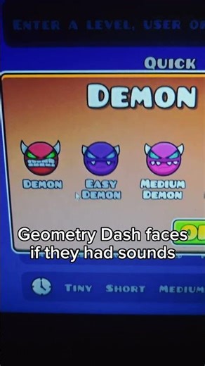 Geometry Dash faces if they had sounds