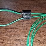 Wire Rope Clamp for Wire Rope - 1/16 Inches M2 Stainless Steel Wire Rope Cable Clip Clamp for Guy Line, Metal Fence, Antenna, Clothesline, Batting Cage, Picture Hanging, Christams String Light (4PCS)