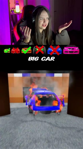 Big & Small Cars vs Minecraft Steve #shorts #beamngdrive