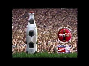 Coca-Cola (World Cup '94 - TV Spot 2) (1994 TV Commercial) ***VHS Recording***