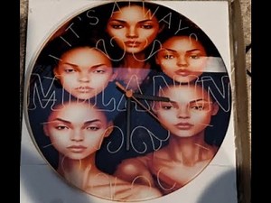 How To Sublimate a 12 x 12 glass clock