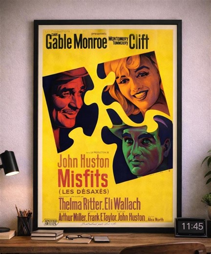 1960s Classic Film Poster – Retro French Cinema Wall Decor - Etsy