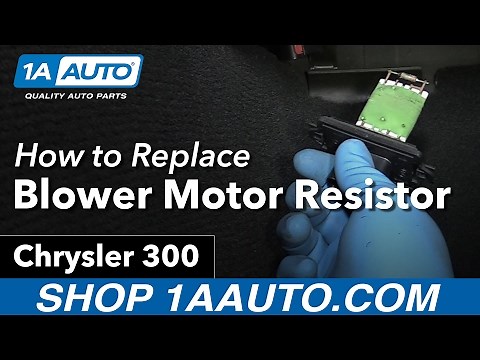 How to Replace Blower Motor Resistor 05-10 Chrysler 300