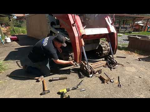 New pin and bushing’s for Takeuchi tl12 skid steer. Long overdue!