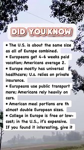 Europe vs America: Shocking Differences #facts | IQ&Math 2.2