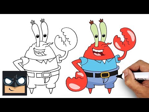 How to Draw Mr.Krabs | Spongebob Squarepants