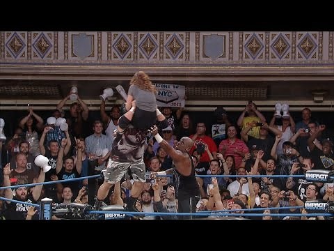 Bully Ray puts DIXIE CARTER THROUGH A TABLE! - Aug 7, 2014
