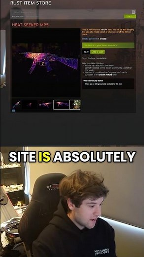 You NEED to buy this MP5 skin NOW #rust #rustskins #rustgame