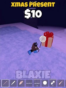 $1 vs $100 Present in 99 nights in the forest Christmas Update 🔥 #roblox #blaxieroblox