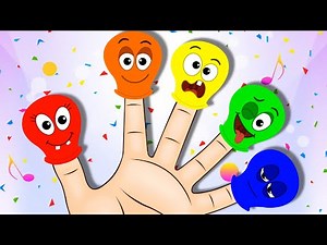 Balloon Finger Family | Nursery Rhymes And More Finger Family Songs | HooplaKidz Shows