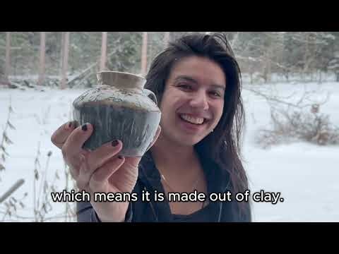 Waabiganikaade = It is made of clay, plaster, concrete (Ojibwe Word of the Day)