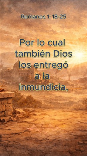 ¿Has cambiado la verdad de Dios por una mentira? 🧐 | Romanos 1:24-25 con letra