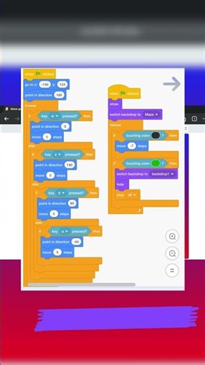 How to make maze game in scratch